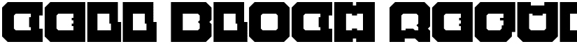 Cell Bloch Regular font