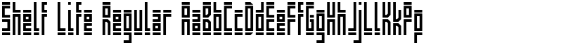 Shelf Life Regular font
