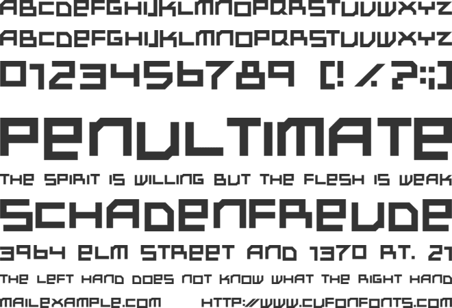Subotnik font preview