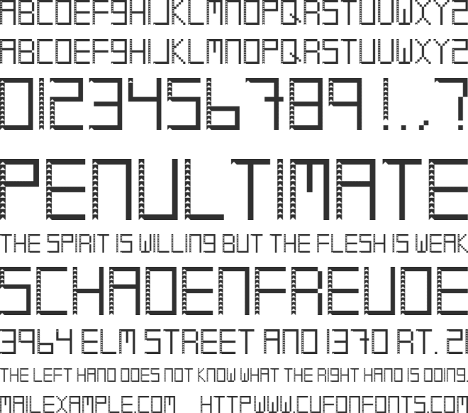 Coolio font preview
