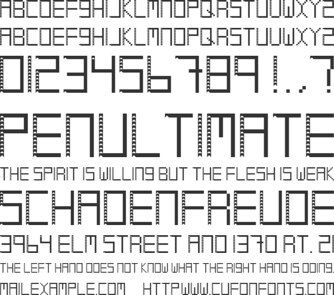Coolio font preview