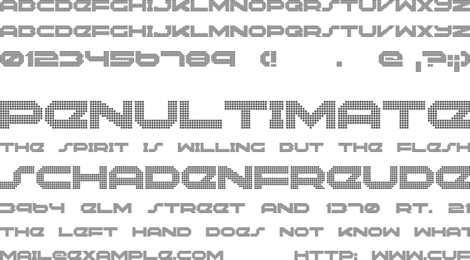 Neonize font preview