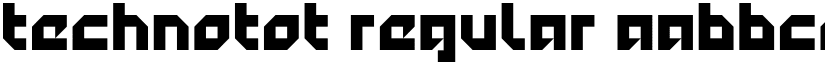 Technotot font download