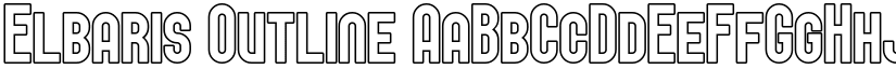 Elbaris Outline font