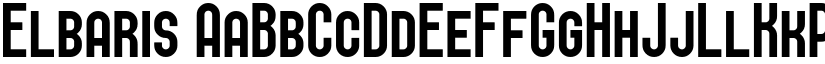 Elbaris font
