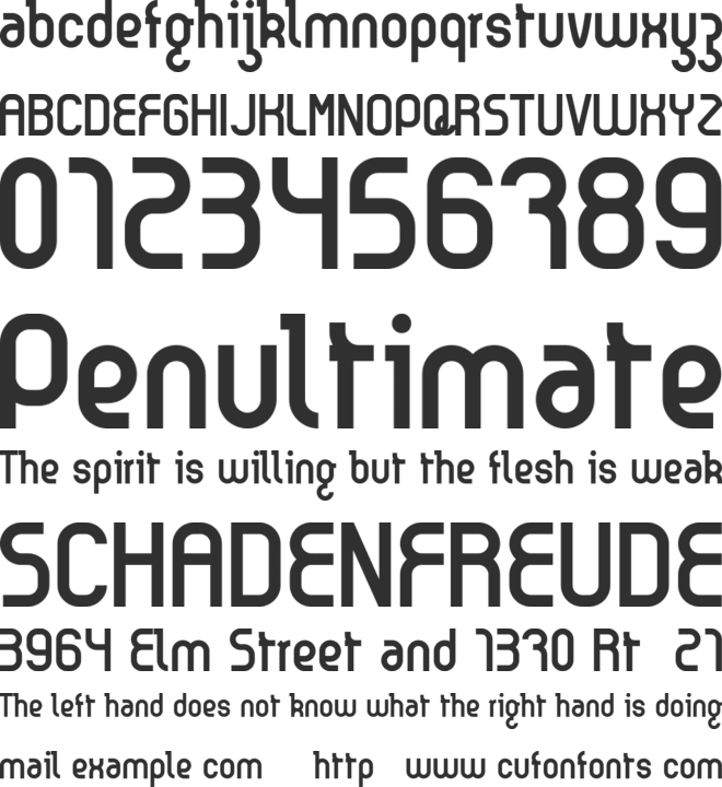 Kyma font preview