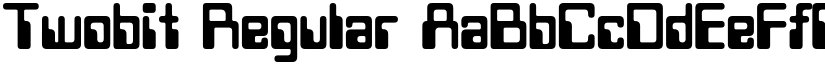 Twobit Regular font