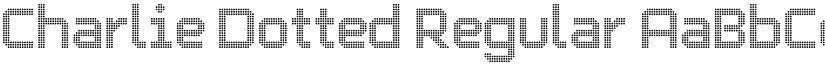 Charlie Dotted Regular font