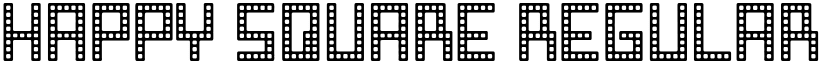 Happy Square Regular font