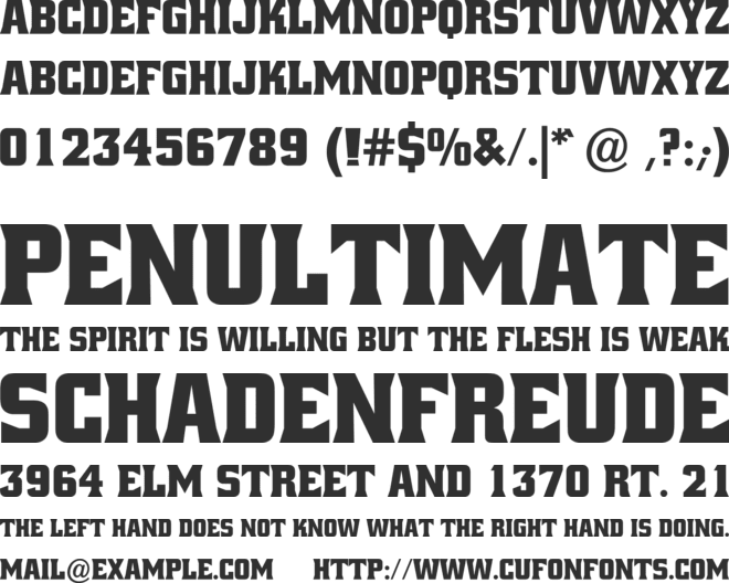 Alley Oop font preview