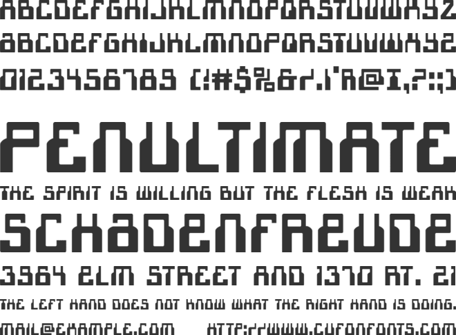 1968 Odyssey font preview