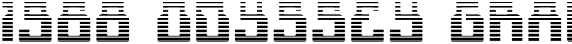1968 Odyssey Gradient Regular font