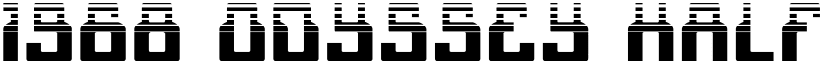 1968 Odyssey Halftone Regular font