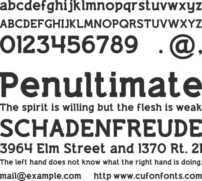 Lifestyle Rounded M54 font preview