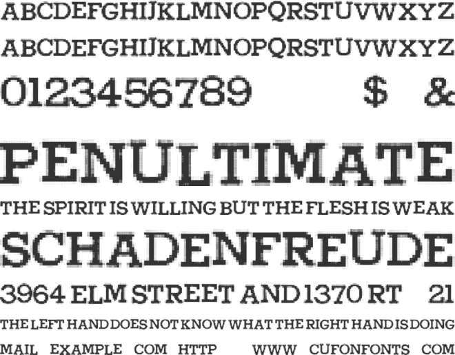 HigherPixels font preview