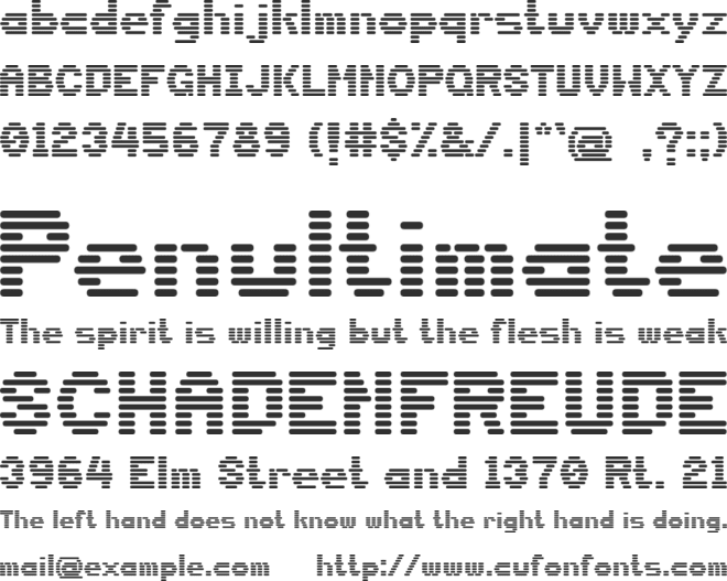 DS-Terminal font preview