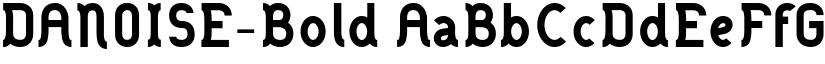 DANOISE-Bold font