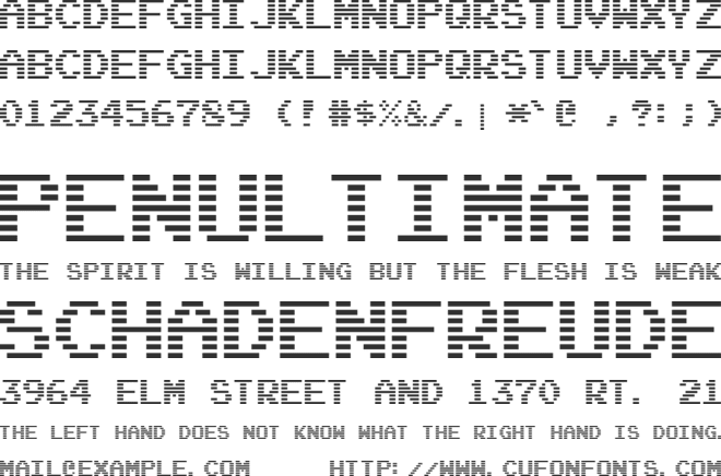 Highscore Hero font preview