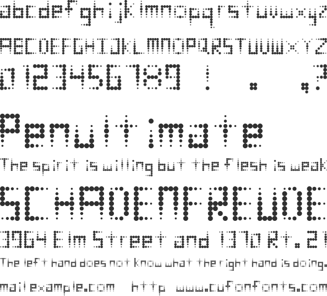 Comic Fade font preview