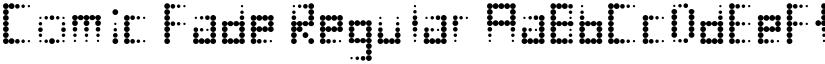Comic Fade Regular font