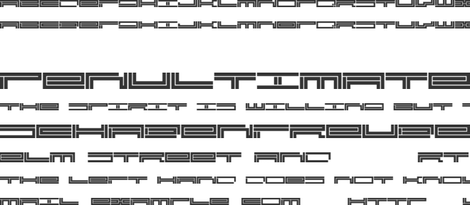 TrackManic font preview