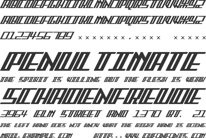 ArcaderFS font preview