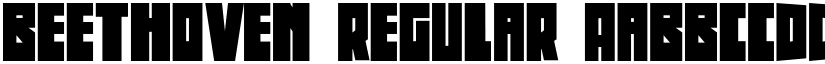 Beethoven Regular font
