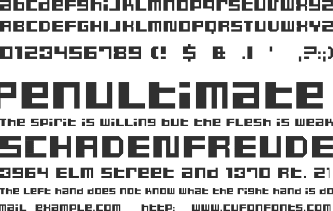 Dusty font preview