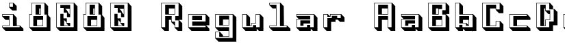i8080 Regular font