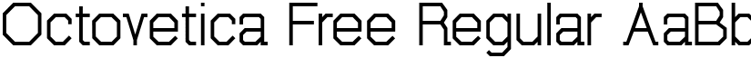 Octovetica Free Regular font