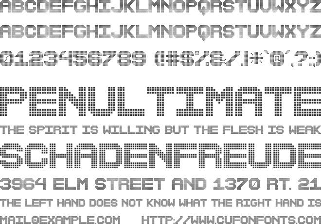 Maxter Board St font preview