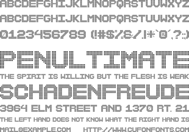 Maxter Board St font preview