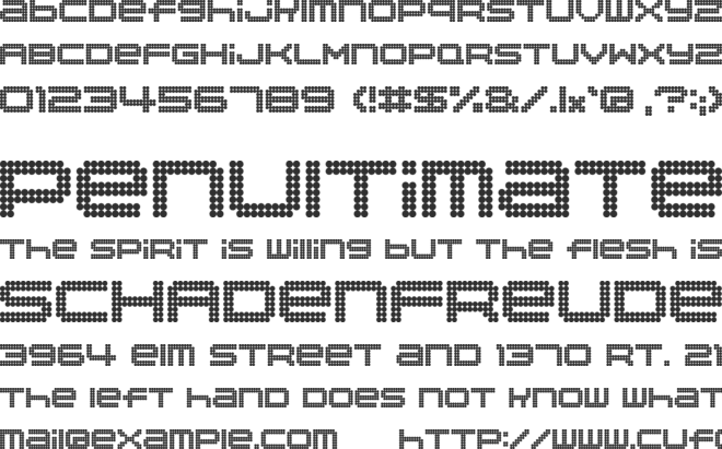 Disorient font preview