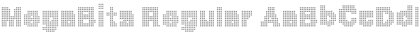 MegaBits Regular font