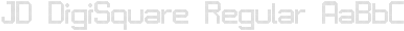 JD DigiSquare Regular font