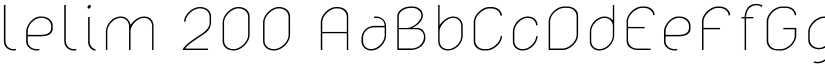 lelim 200 font