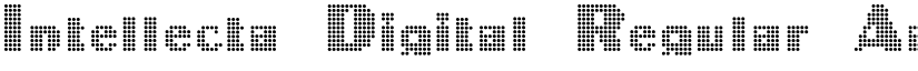 Intellecta Digital Regular font