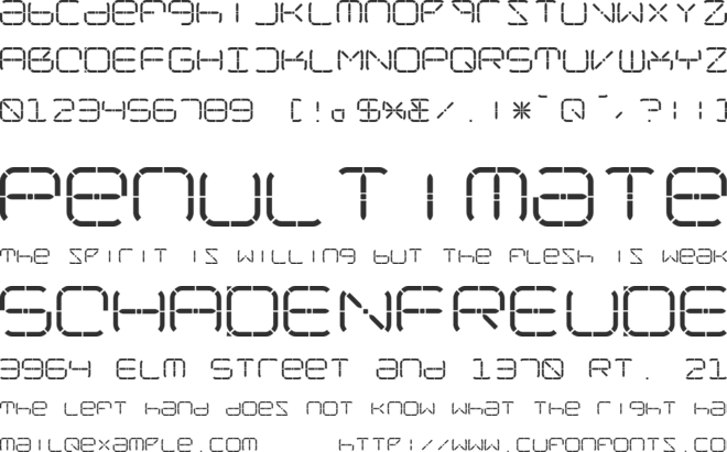 R-2014 font preview