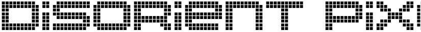 Disorient Pixels Regular font