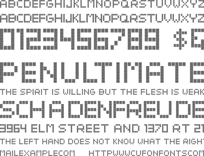 Beato font preview