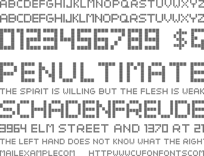 Beato font preview