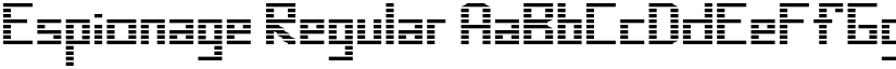 Espionage Regular font