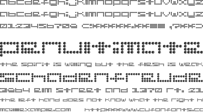 Hydrophonic font preview