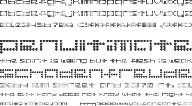 Hydrophonic font preview