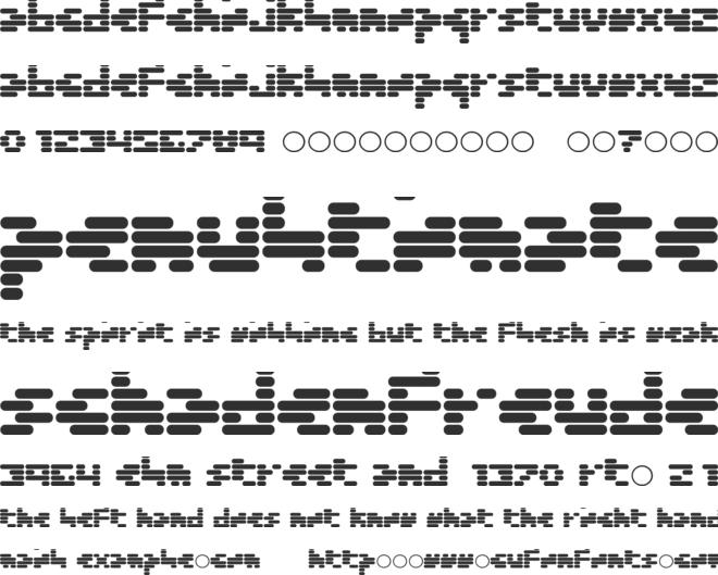 Invalid font preview