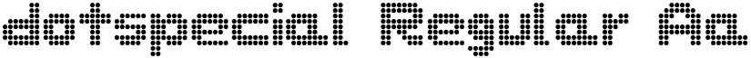 dotspecial Regular font