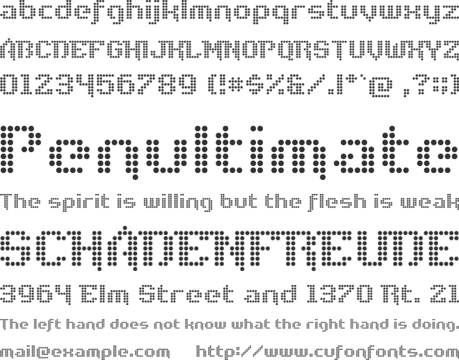 Disco Nectar font preview