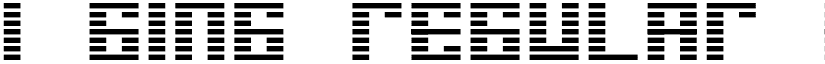 I Ging Regular font