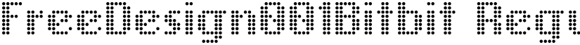 FreeDesign001Bitbit Regular font