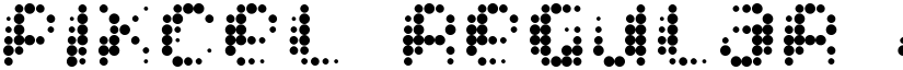 Pixcel Regular font